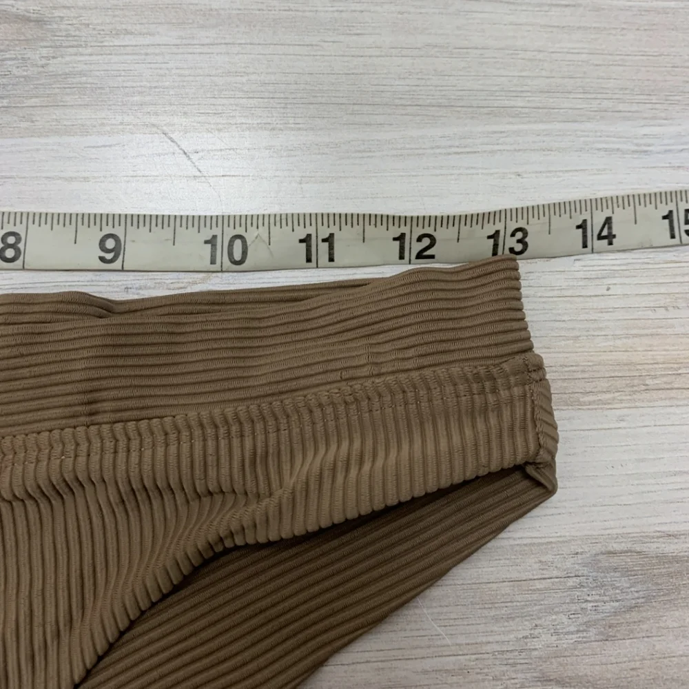 Frankie's Bikinis Ribbed Swim Bottoms